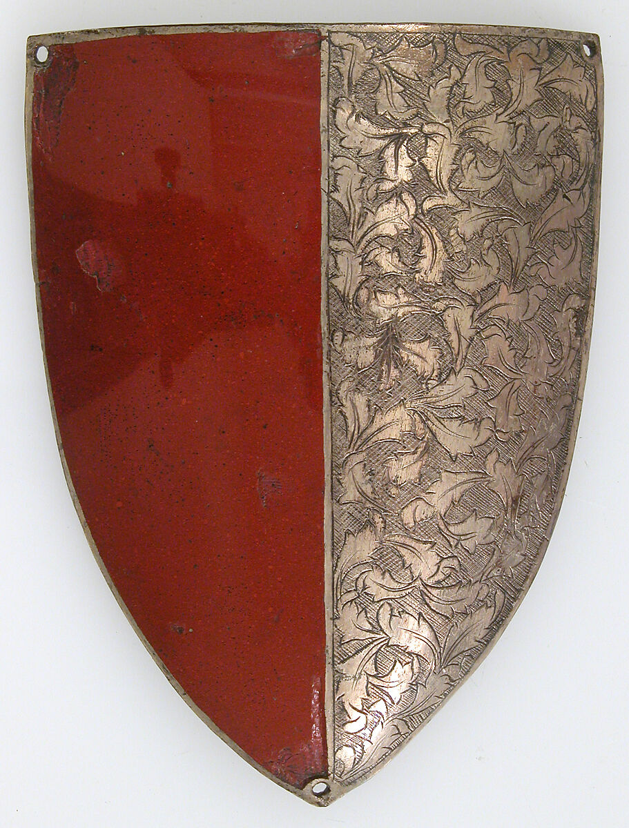 Messenger Badge, Copper alloy, silver, enamel, South German 