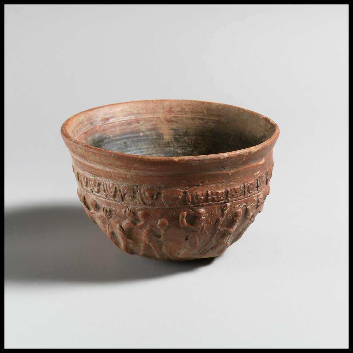 Terracotta Megarian bowl, Terracotta, Greek 