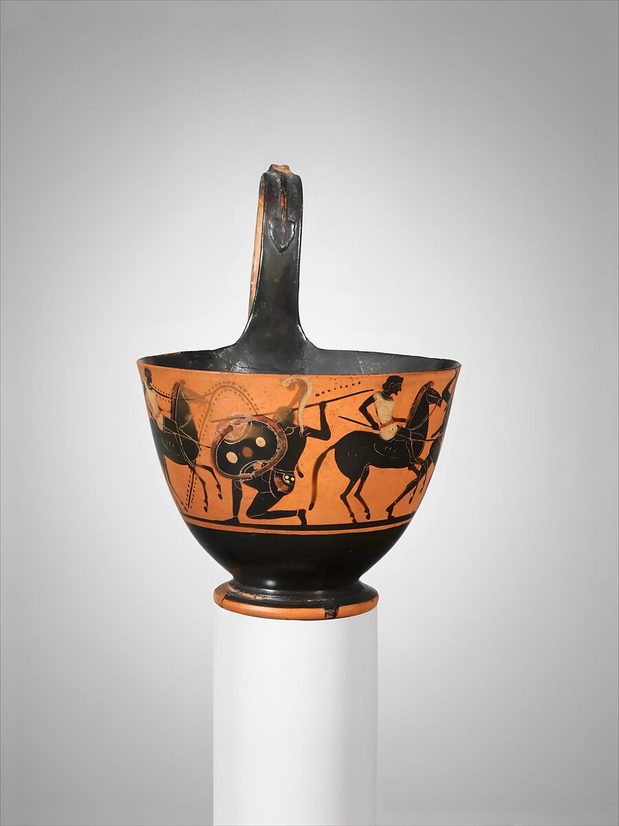 Kyathos, Attributed to the Philon Painter, Terracotta, Greek, Attic