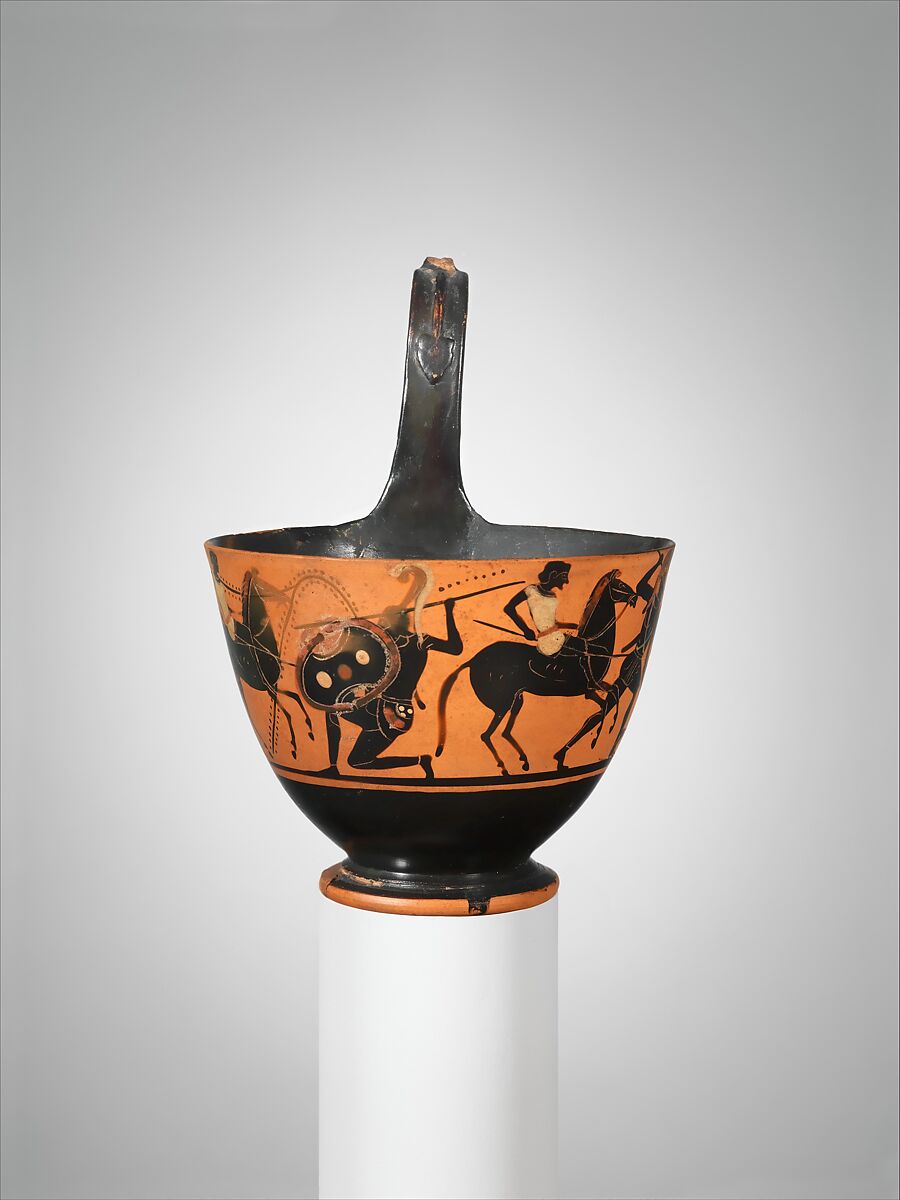 Kyathos, Attributed to the Philon Painter, Terracotta, Greek, Attic