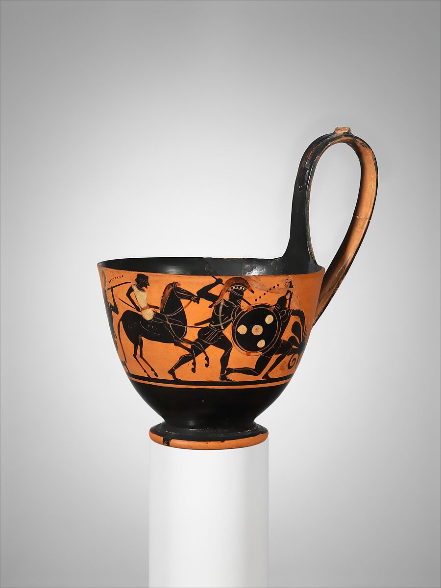 Kyathos, Attributed to the Philon Painter, Terracotta, Greek, Attic