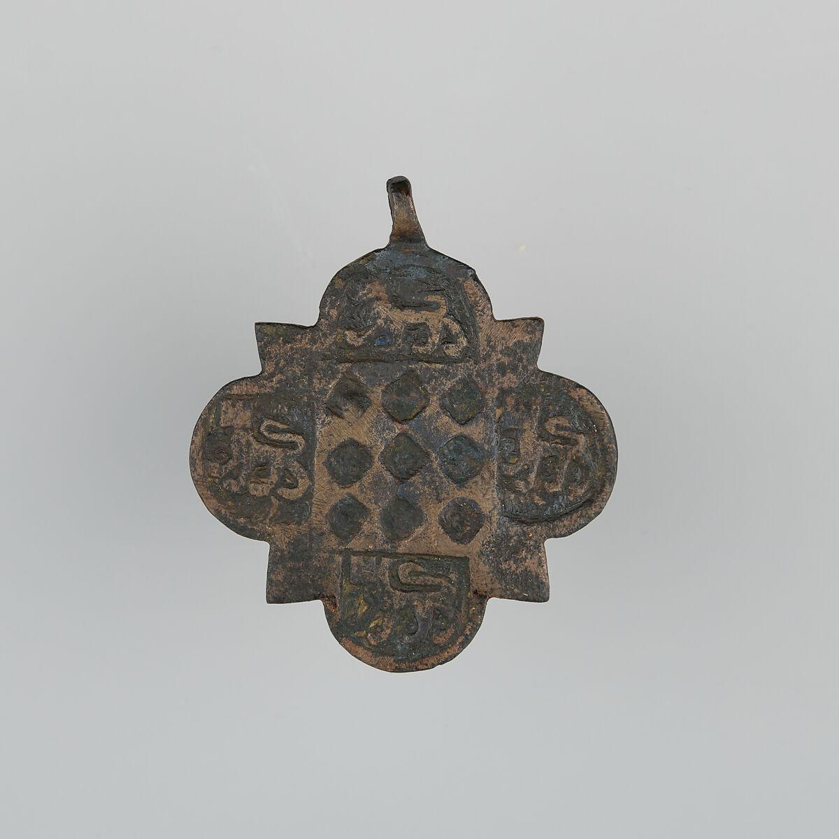 Badge or Harness Pendant, Copper, Spanish 