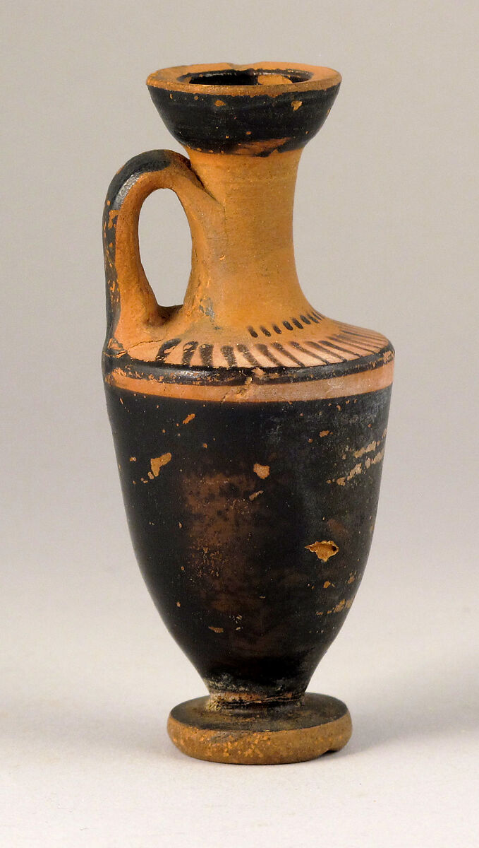 Lekythos, Terracotta, Greek, Attic 