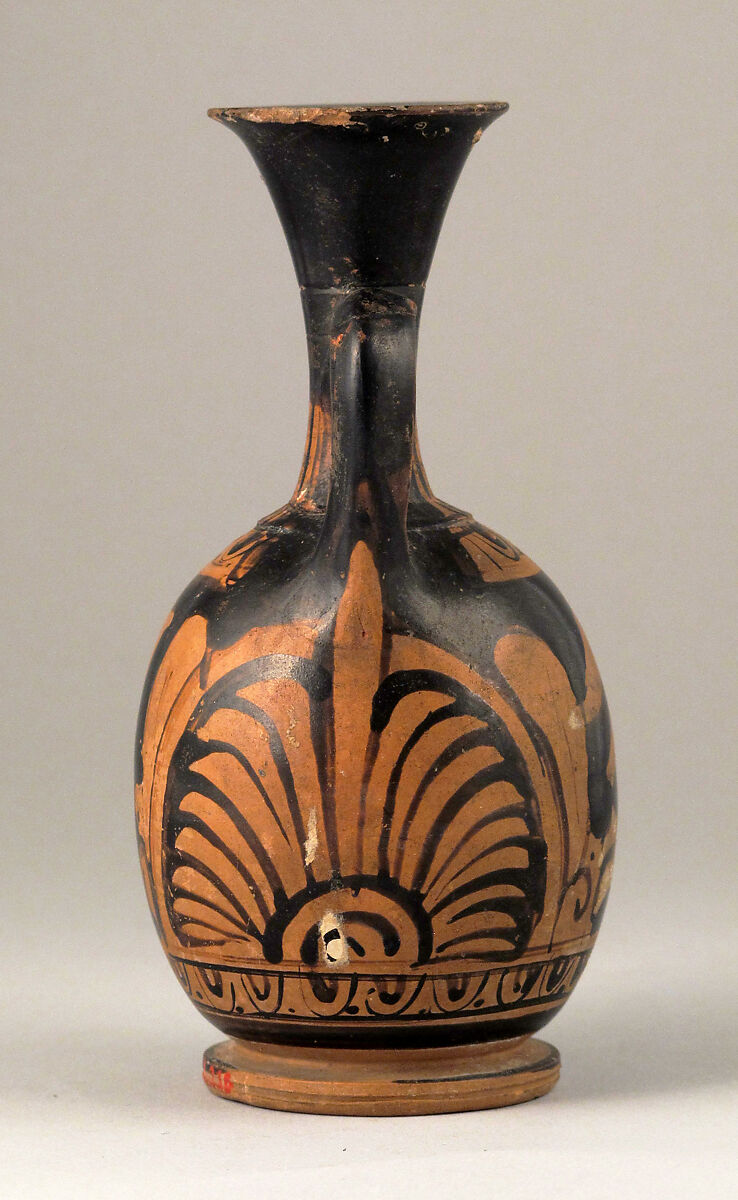Squat lekythos, Terracotta, Greek, Attic