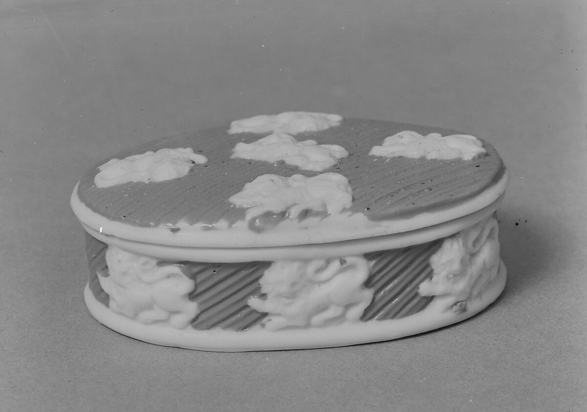 Trinket Box, Parian porcelain, American