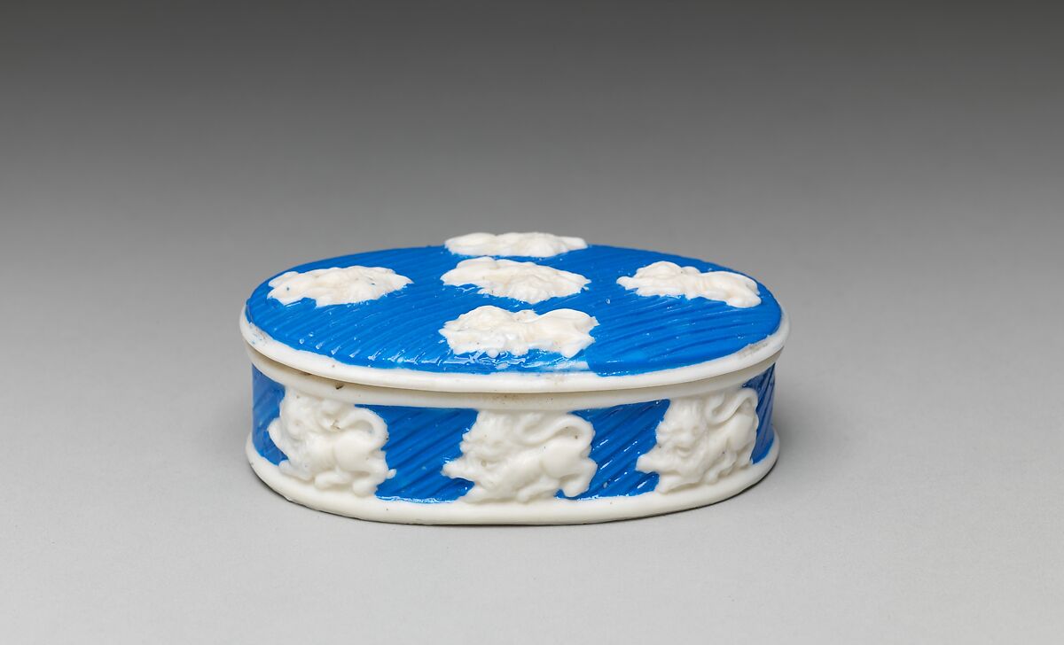 Trinket Box, Parian porcelain, American 