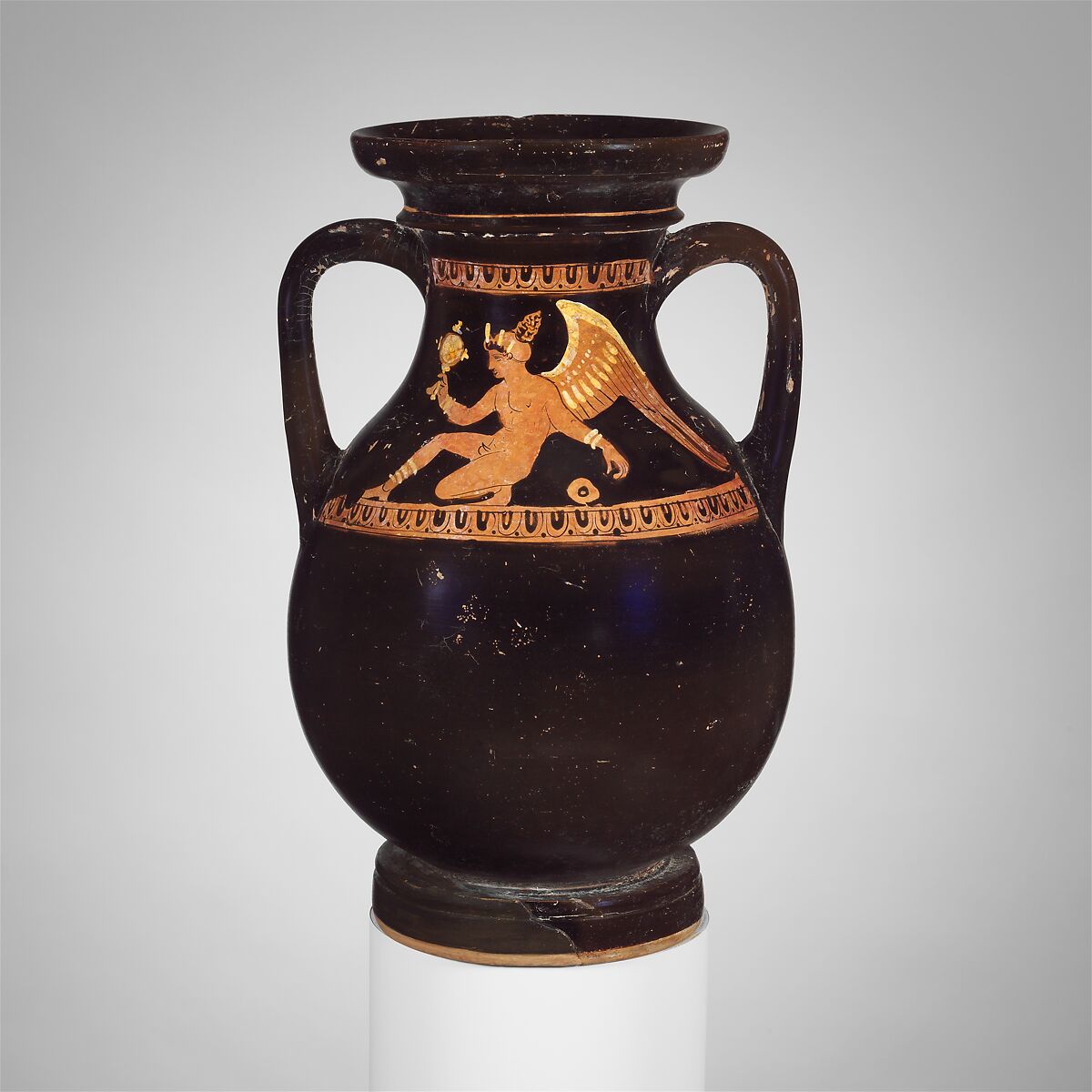 Terracotta pelike (jar), Attributed to the Perth Group, Terracotta, Greek, South Italian, Apulian
