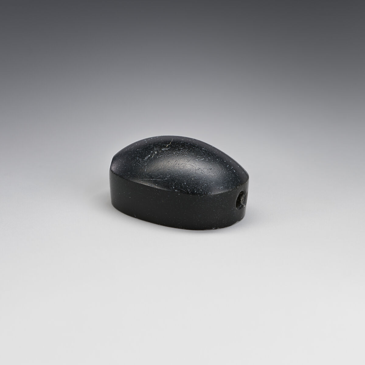 Jasper scaraboid, Inscribed by Anakles, Jasper, black, Greek