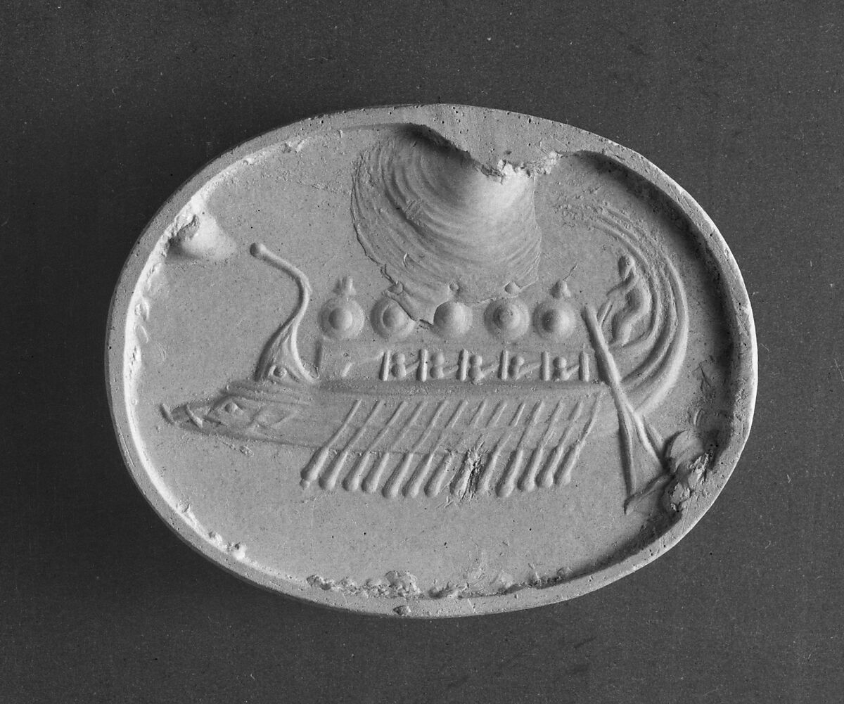 Chalcedony scaraboid, Chalcedony, Greek