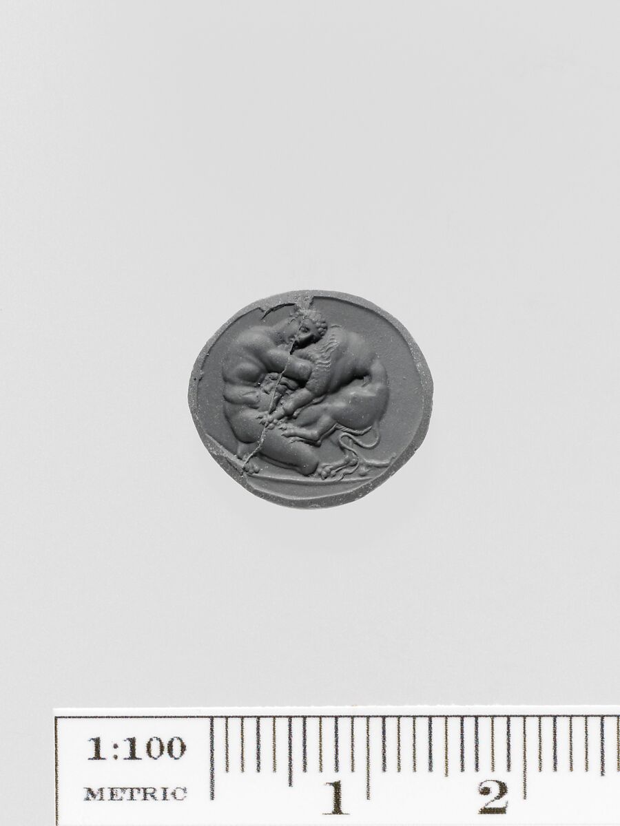 Sard seal from a gold ring, Sard, Greek