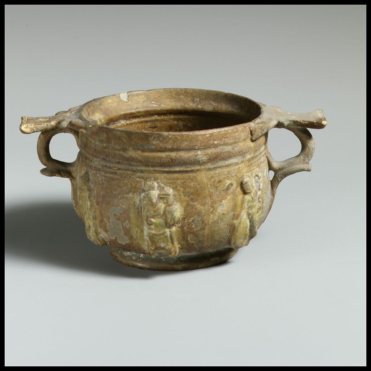 Terracotta scyphus (drinking cup), Terracotta, Roman