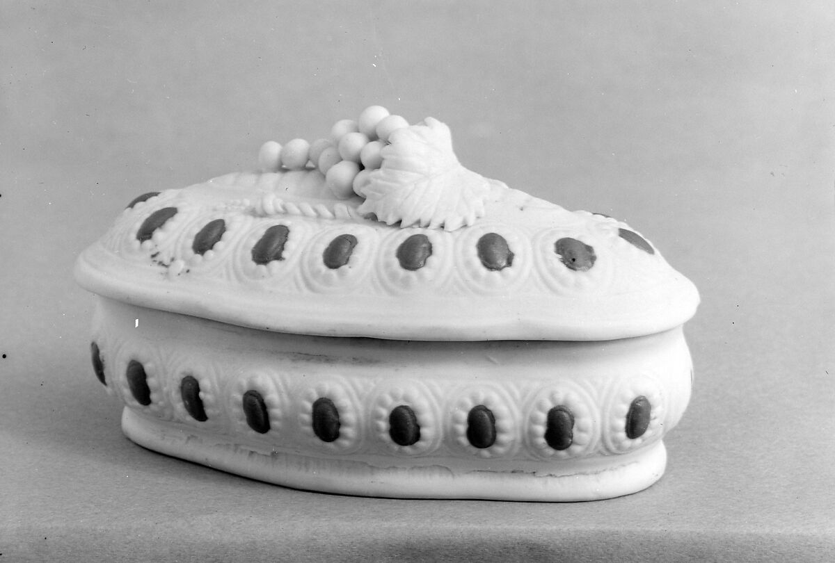 Trinket Box, Parian porcelain, American