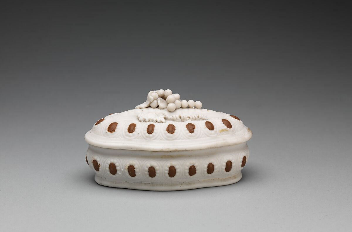 Trinket Box, Parian porcelain, American