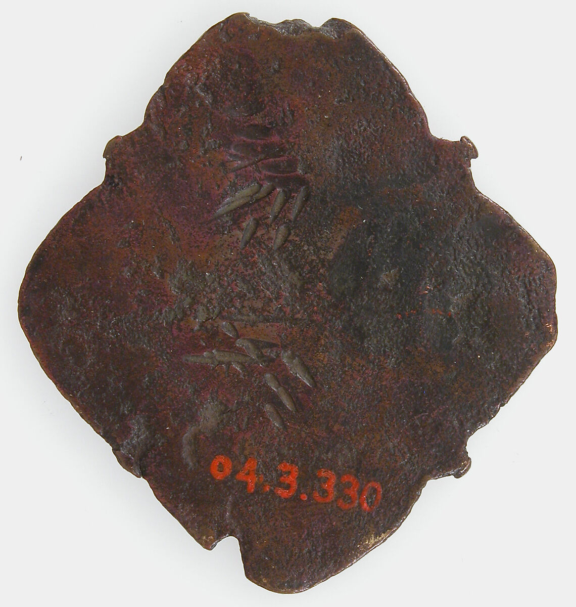 Harness Pendant, Copper, gold, enamel, possibly Spanish