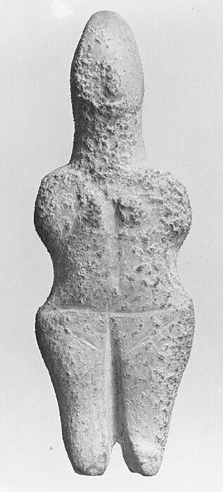 Marble female figure, Marble, Cycladic 