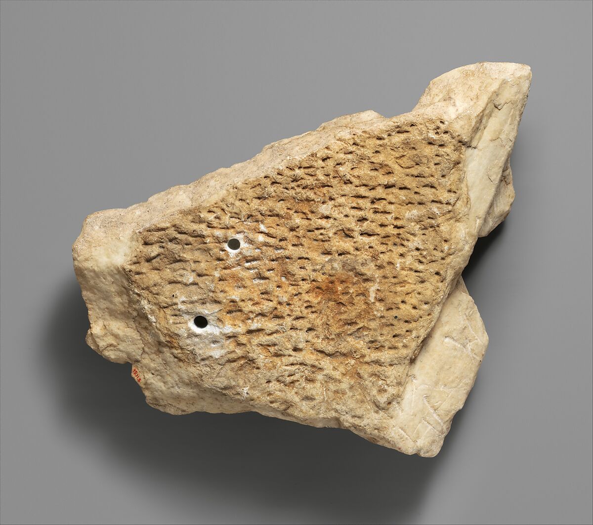 Marble relief fragment with centaur and Lapith, Marble, Pentelic, Greek