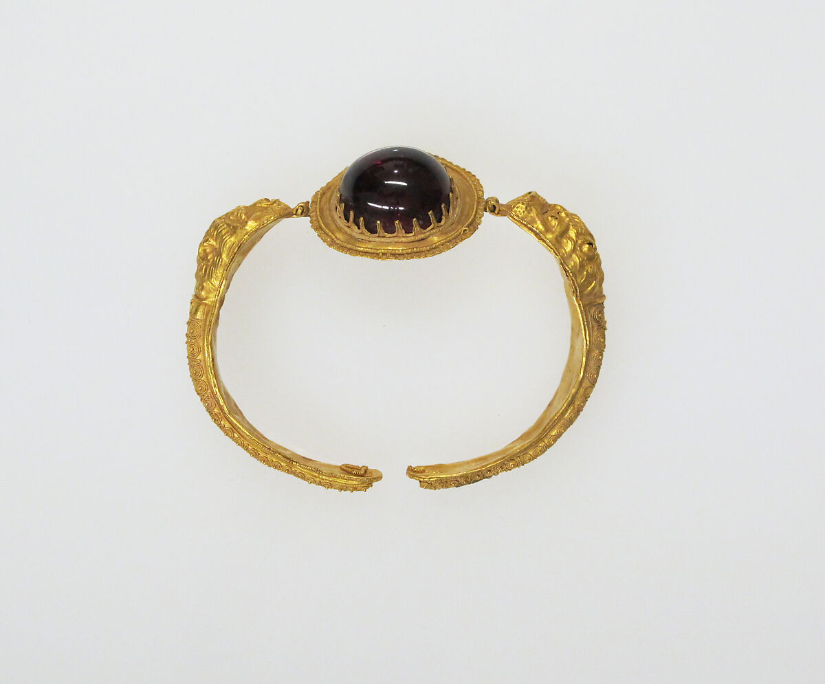 Bracelet, Gold, carbuncle, Greek 
