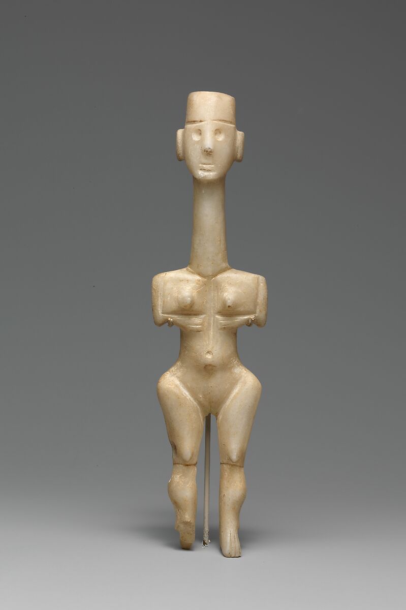 Marble female figure