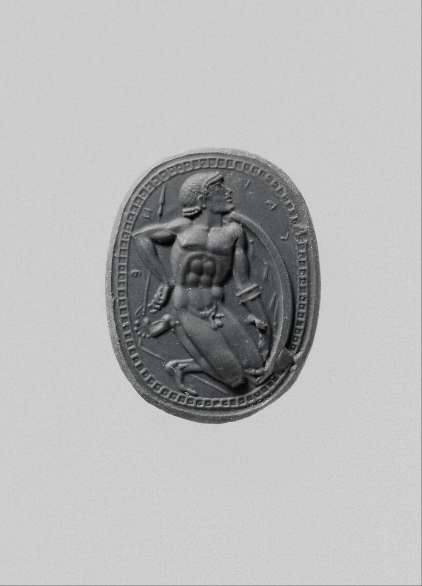 Carnelian scarab, Carnelian, Etruscan, Populonia