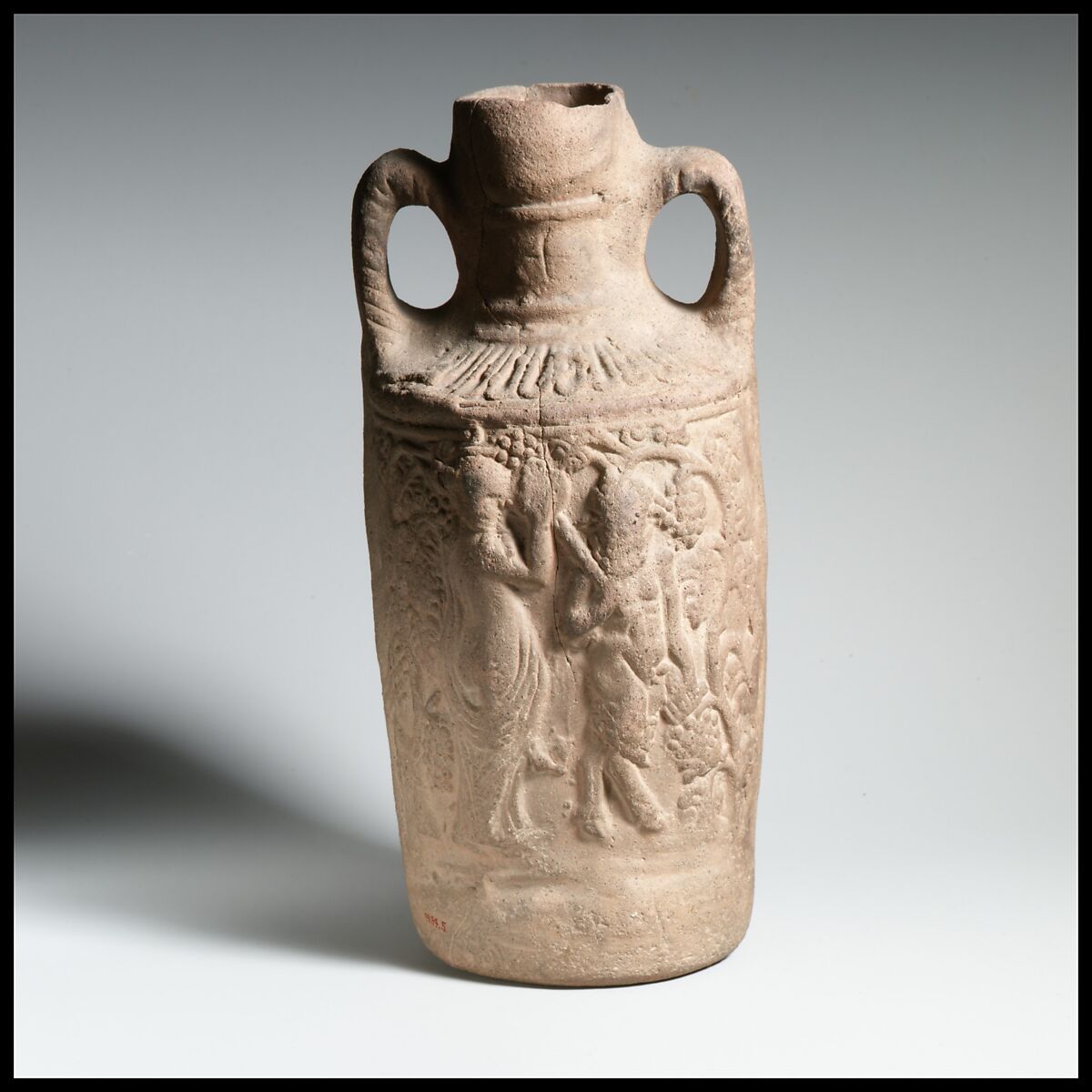 Terracotta amphora (jug), Terracotta, Roman 
