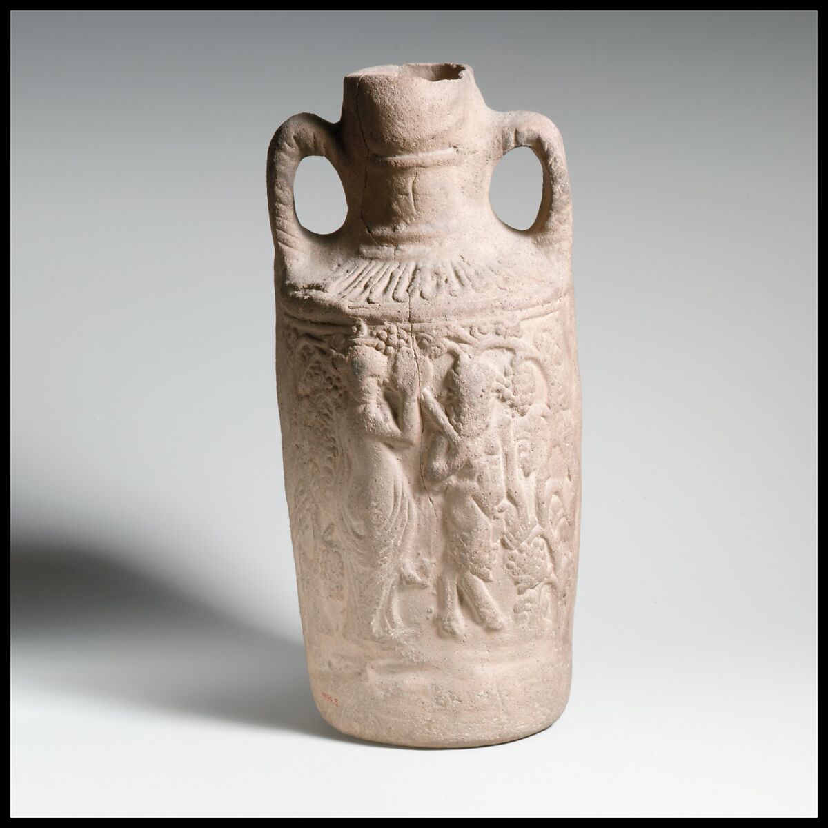 Terracotta amphora (jug), Terracotta, Roman