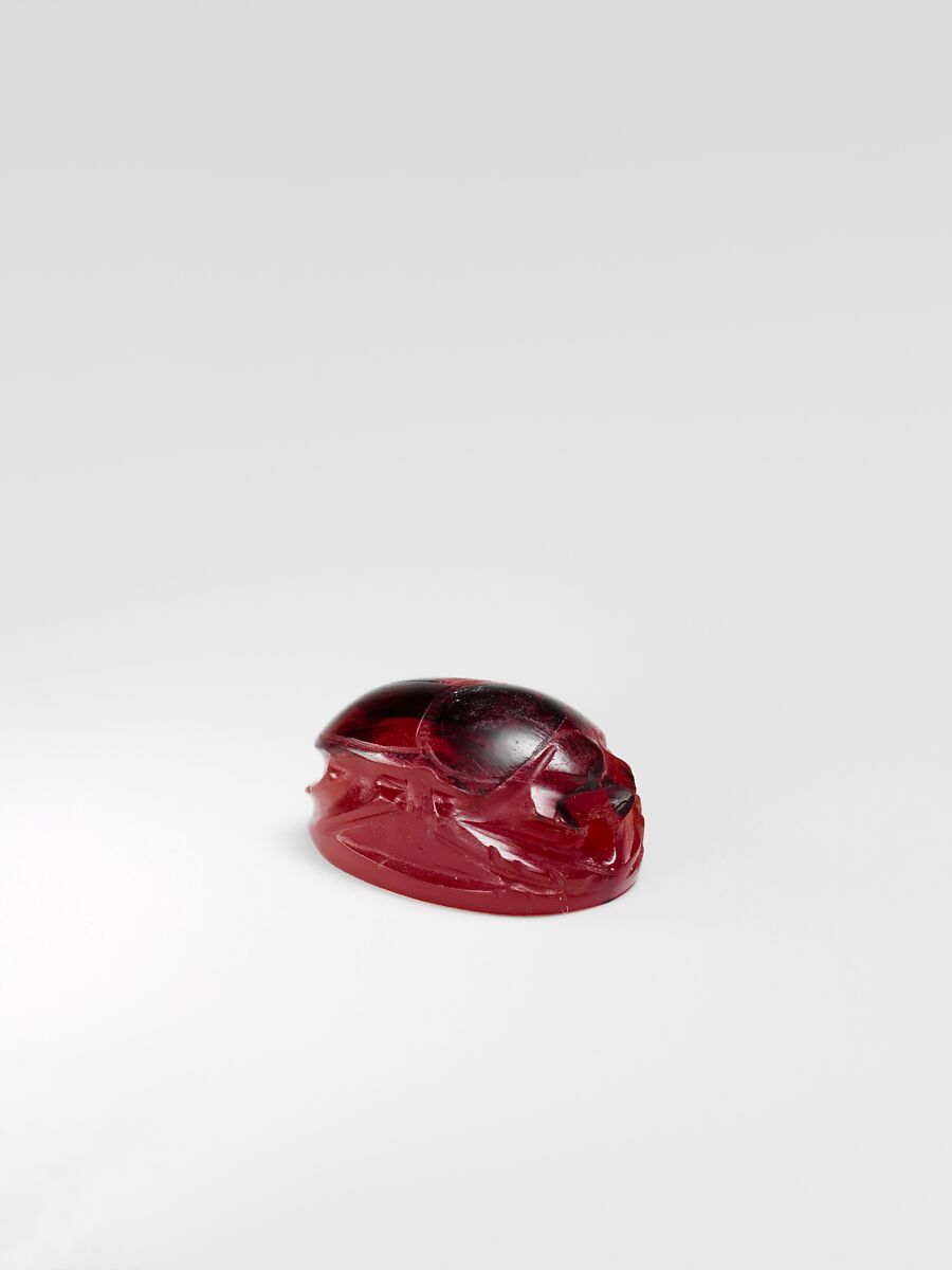 Carnelian scaraboid seal, Carnelian, Greek