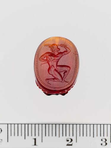 Carnelian scaraboid seal