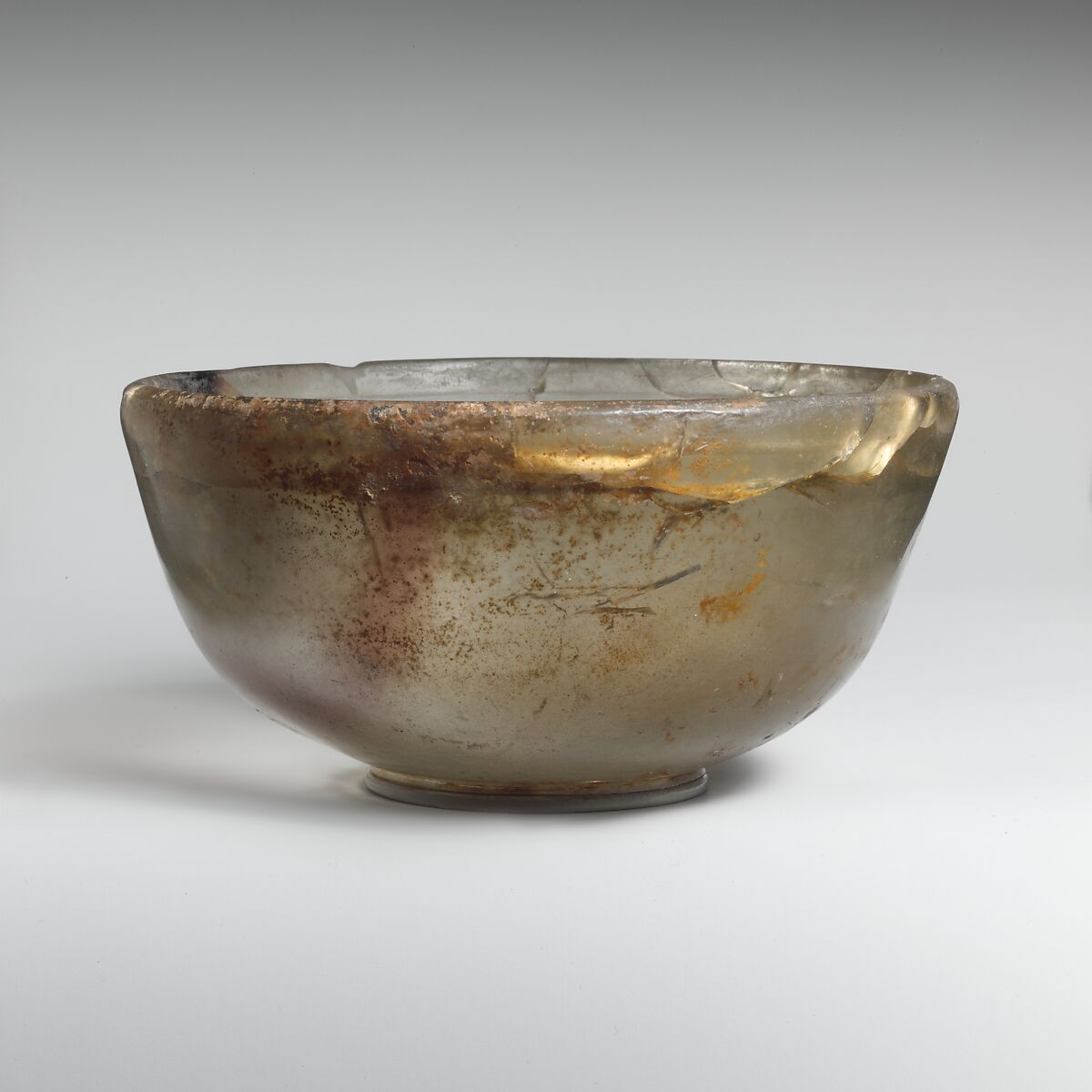 Glass bowl, Glass, Greek, Eastern Mediterranean 