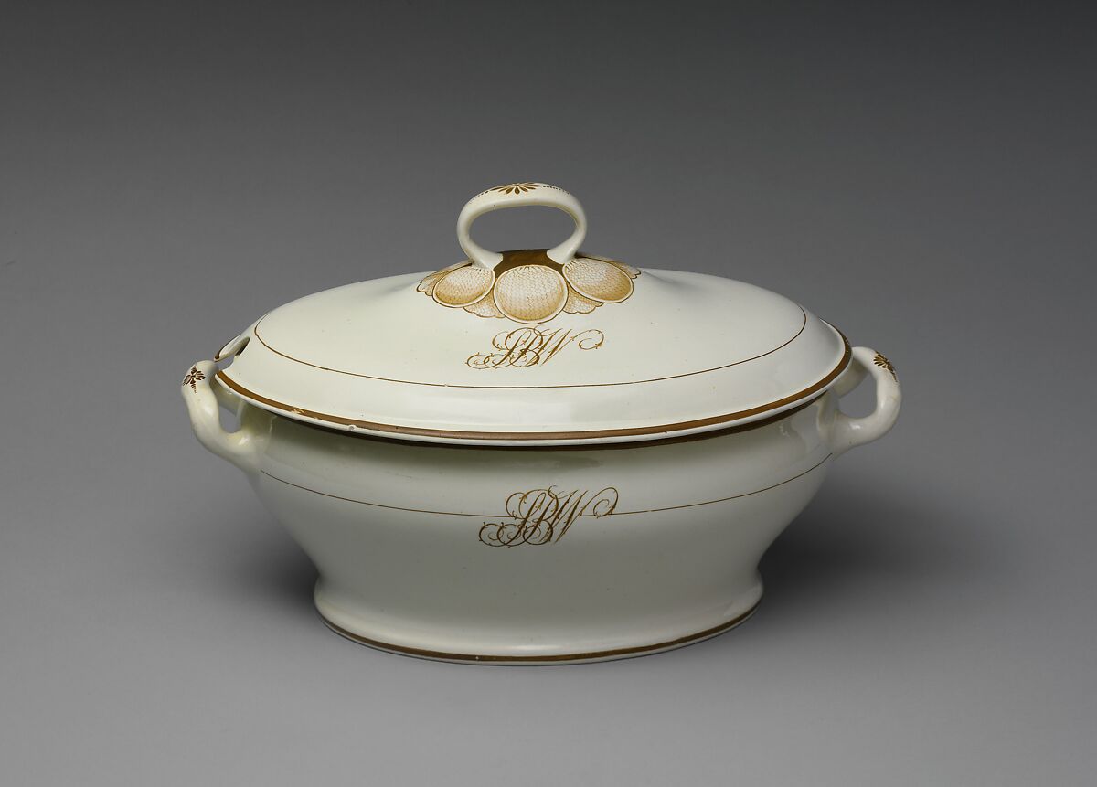 Covered Tureen, Earthenware, British 