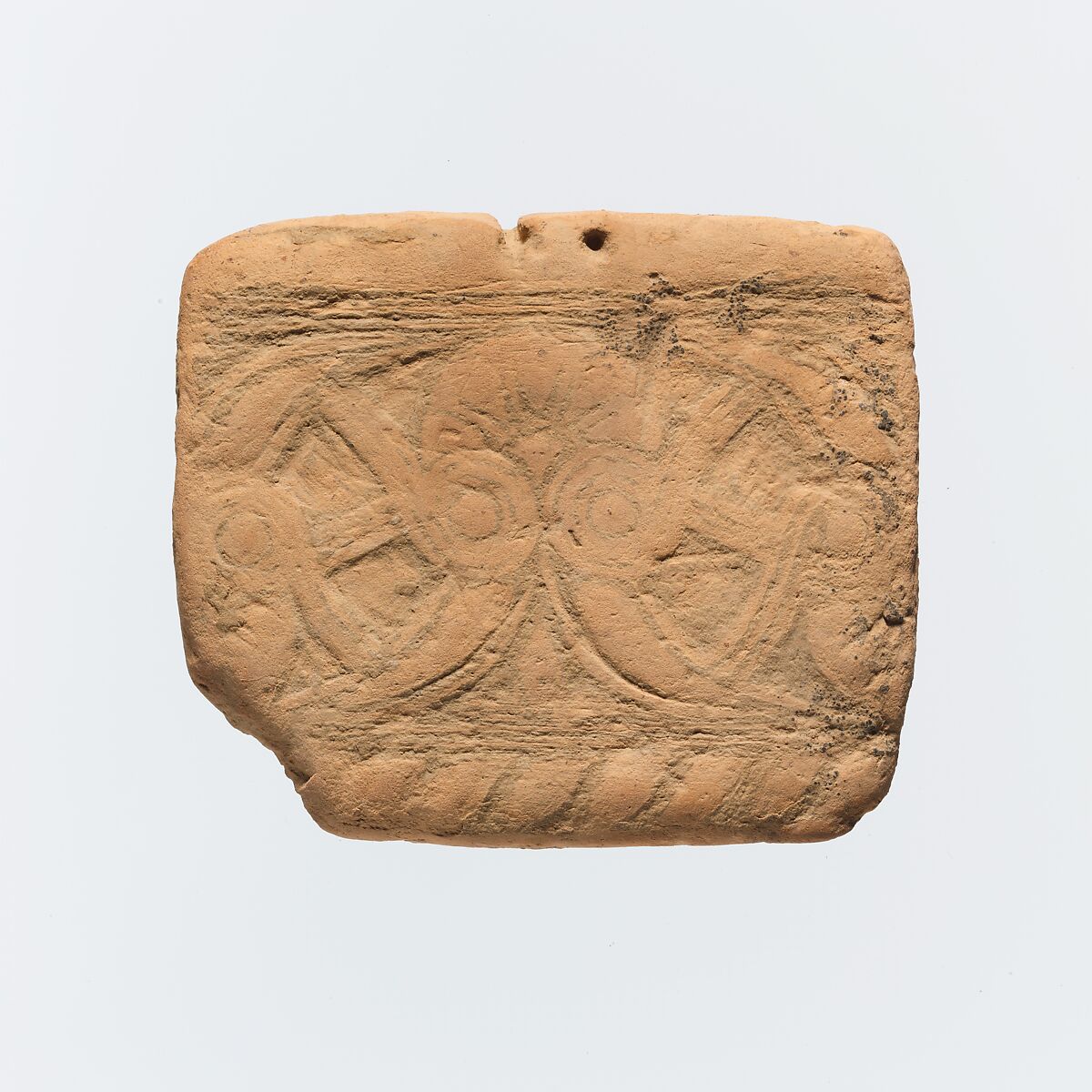 Terracotta plaque, Terracotta, Greek, Cretan 