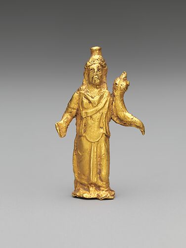 Gold statuette of Zeus Serapis