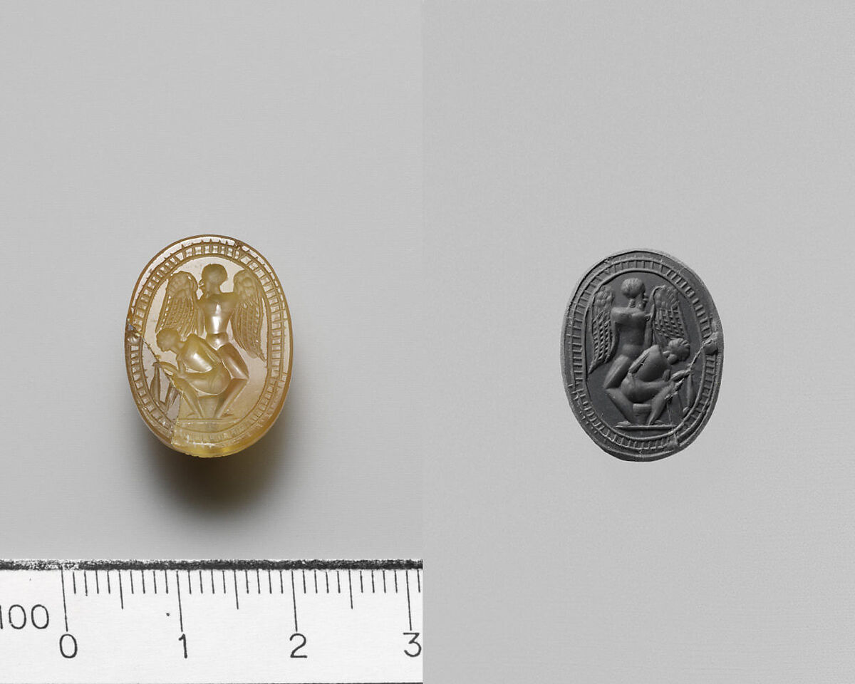 Sard scarab, Sard, Etruscan