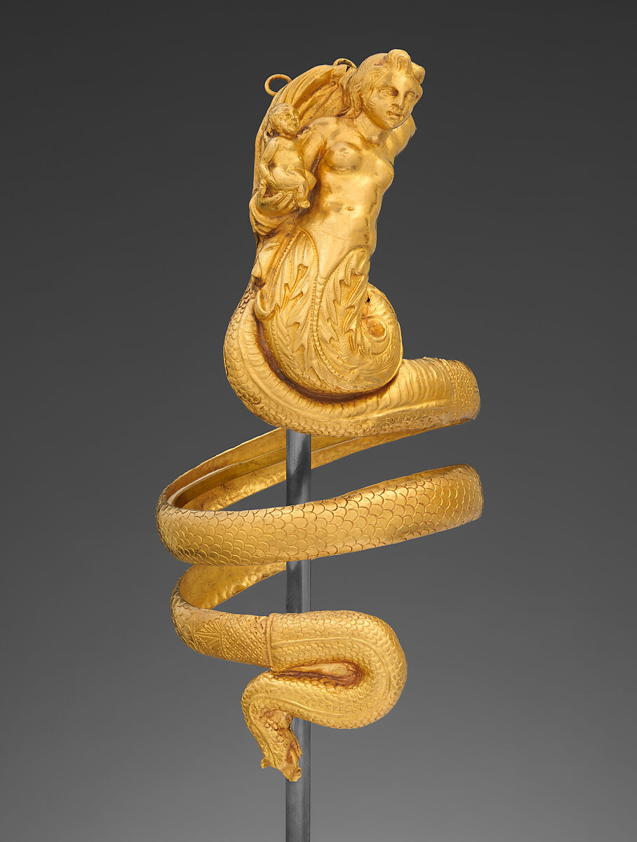 Pair of gold armbands, Gold, Greek