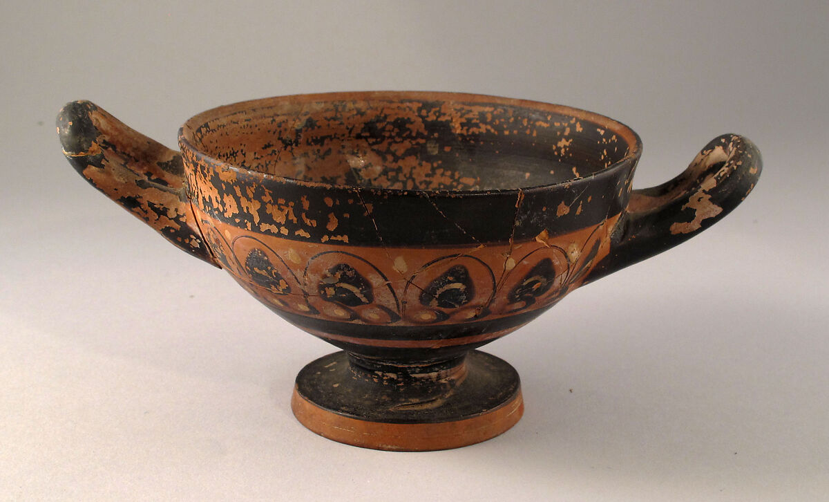 Skyphos, Terracotta, Greek, Attic