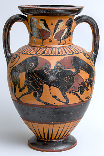 Terracotta neck-amphora (jar)