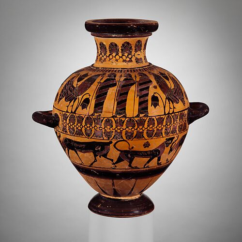 Terracotta hydria (water jar)