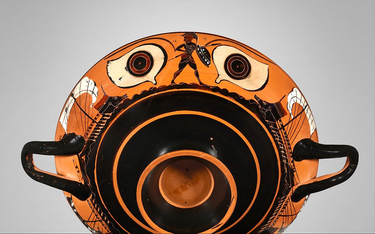 Terracotta Kylix Eye Cup Drinking Cup Greek Attic Archaic The Metropolitan Museum Of Art