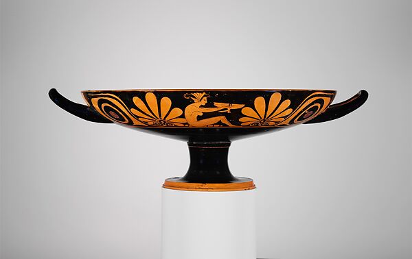 Terracotta kylix (drinking cup)