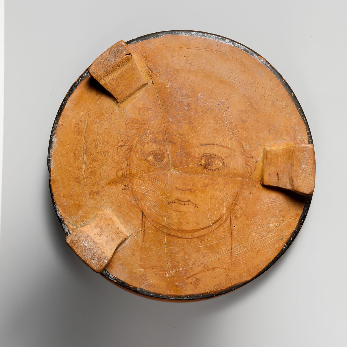 Terracotta situla (bucket), Attributed to the Lycurgus Painter, Terracotta, Greek, South Italian, Apulian