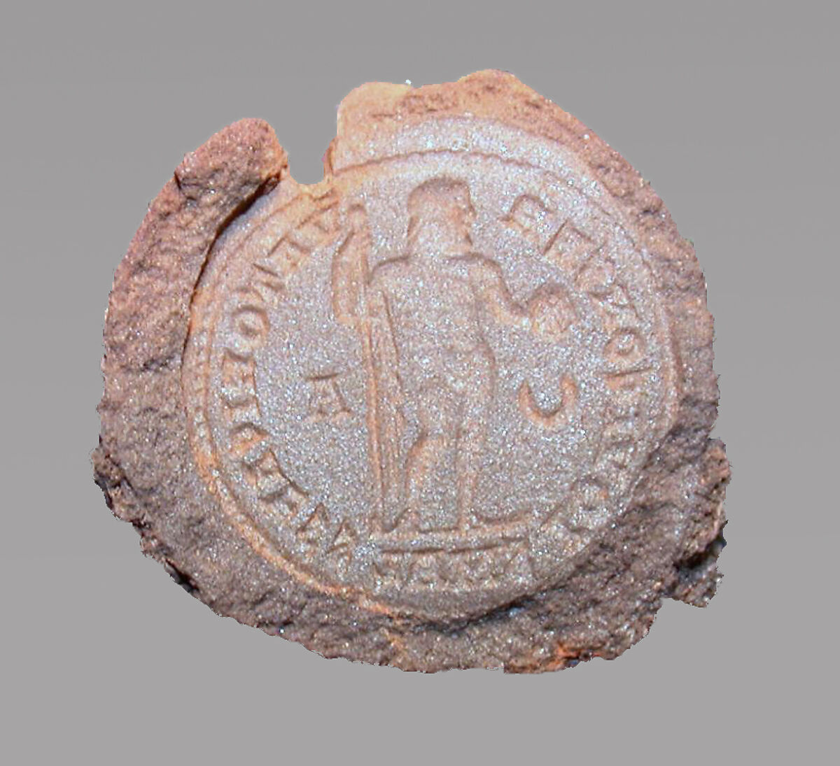 Terracotta coin molds, Terracotta, Roman