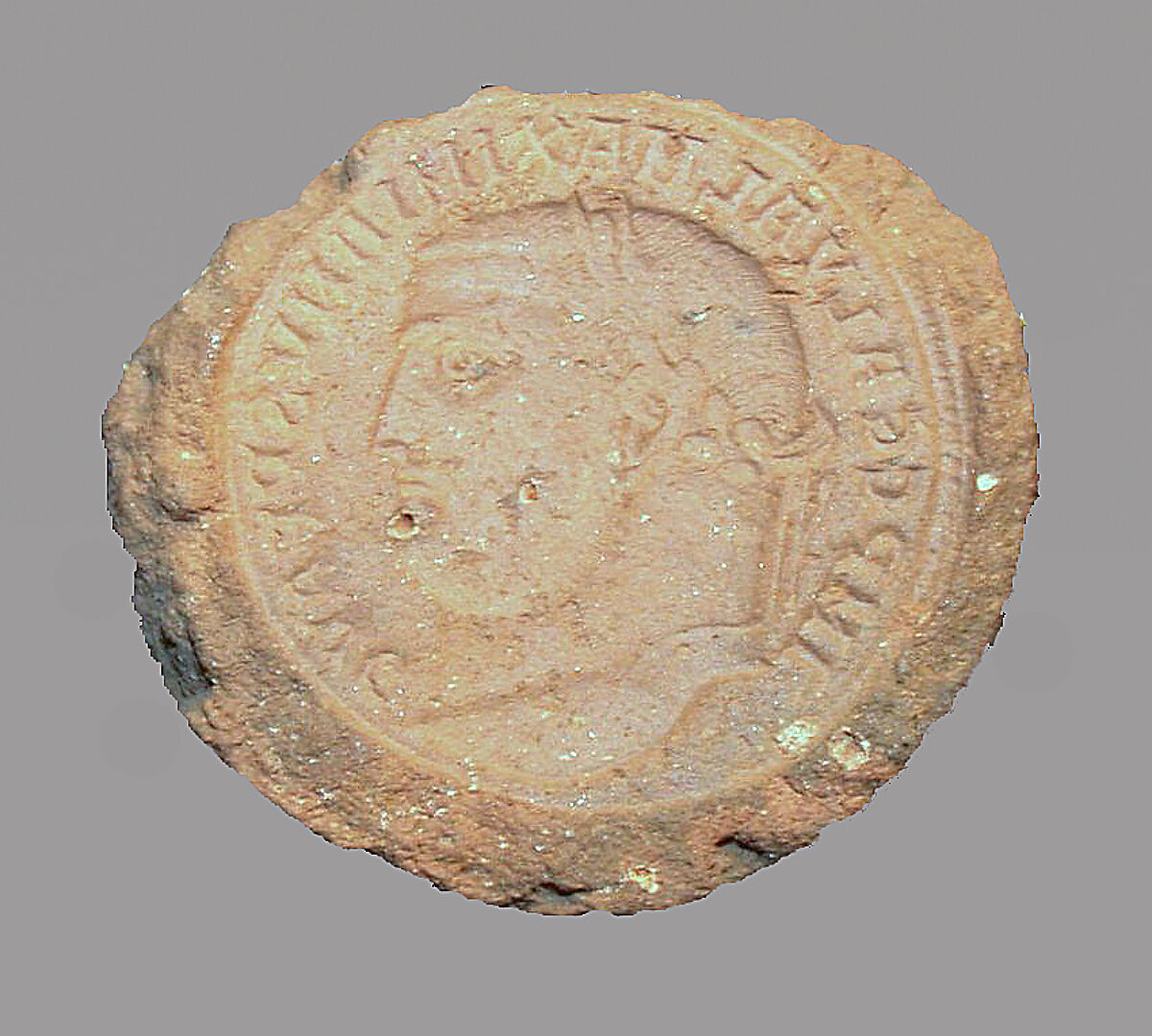 Terracotta coin molds, Terracotta, Roman