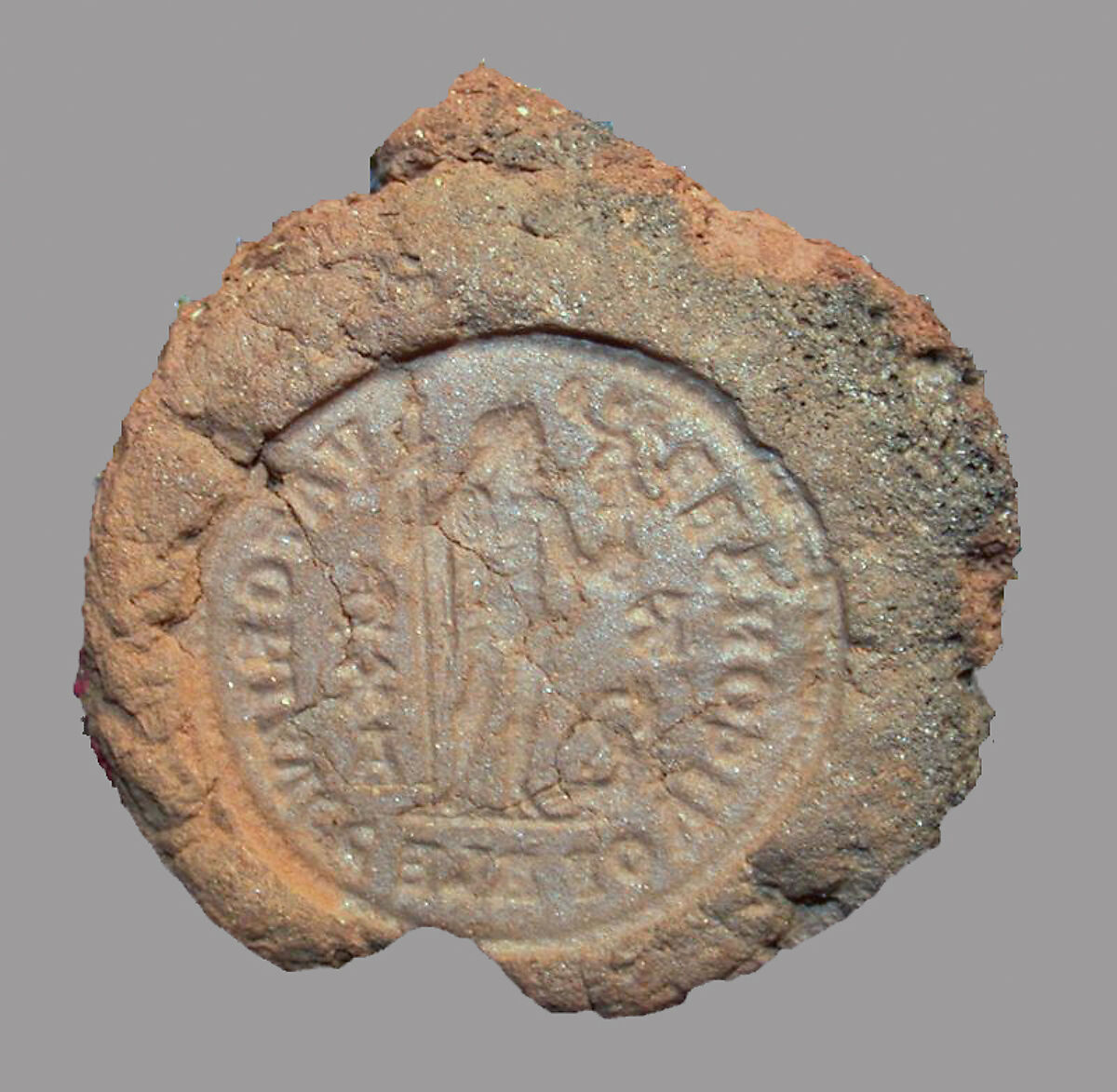 Terracotta coin molds, Terracotta, Roman