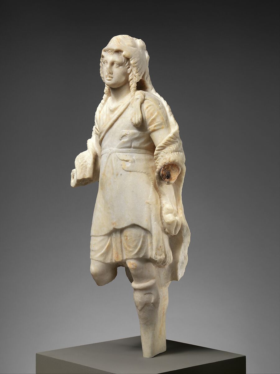 Marble statuette of Dionysos, Marble, Greek