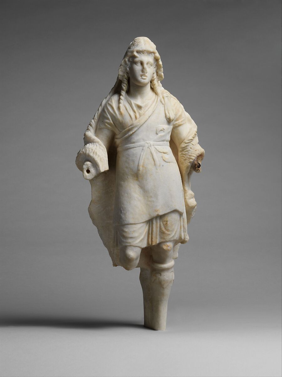 Marble statuette of Dionysos, Marble, Greek