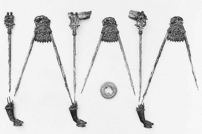 Bronze tripod, Bronze, Etruscan