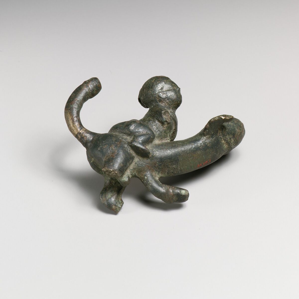 Bronze phallic ornament, Bronze, Roman 