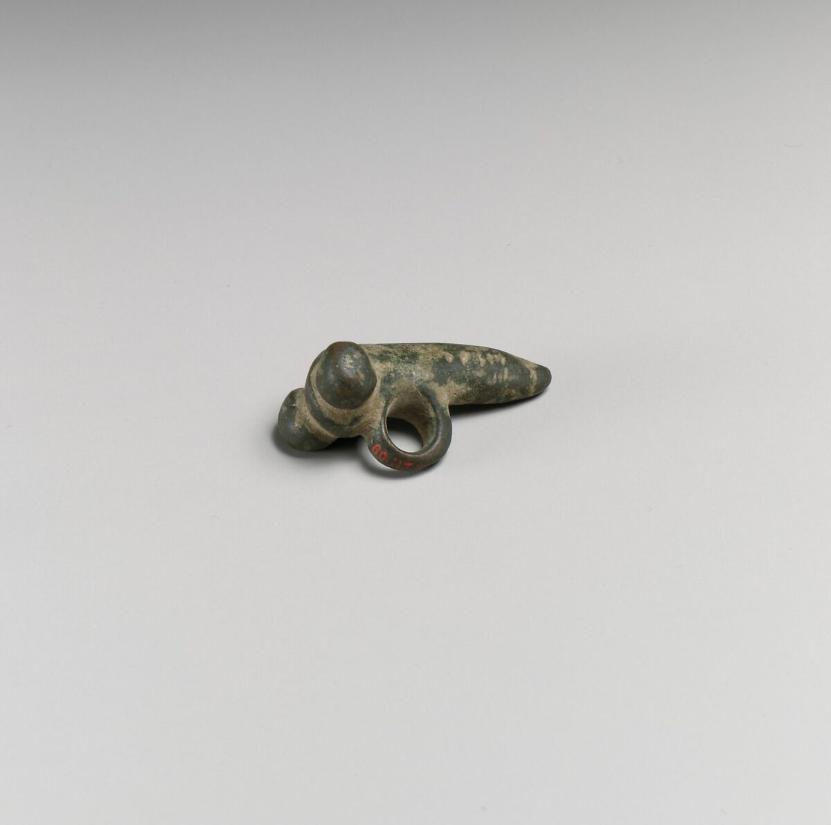 Bronze phallic amulet, Bronze, Roman 