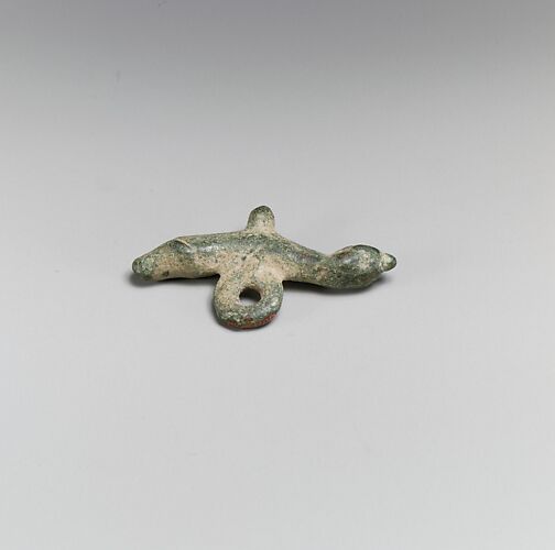 Bronze phallic amulet