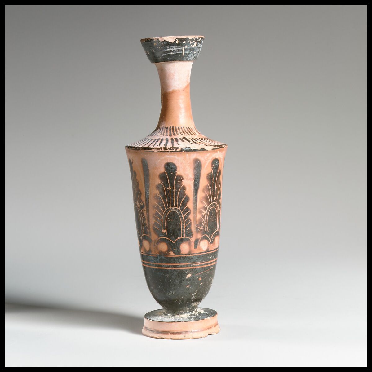 Lekythos, Attributed to the Beldam Painter, Terracotta, Greek, Attic