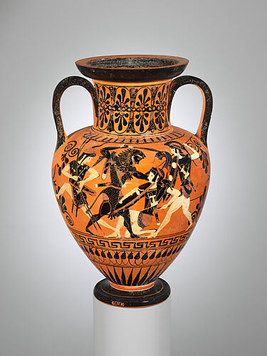 Terracotta neck-amphora (jar)